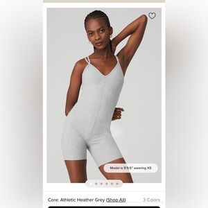 ALO Yoga onesie xs grey